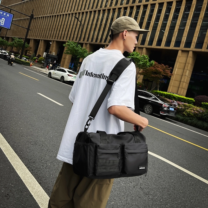 醇龙  尼龙男女通用短途旅行包干湿分离带独立鞋仓手提包多用途大容量单肩斜挎包 多色