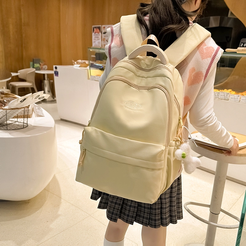 醇龙 学生外出旅游防泼水收纳包 尼龙 双肩包 女款 多色