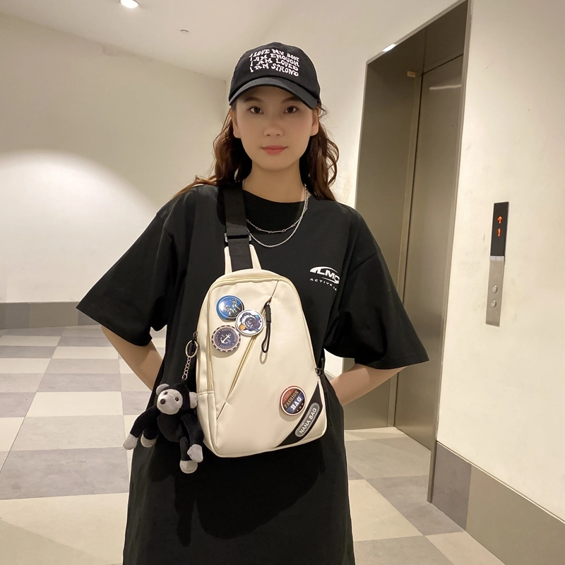 醇龙  尼龙男女通用多色斜挎包复古潮流胸包简约骑行运动单肩斜挎包