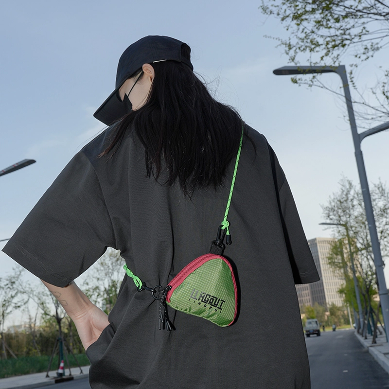 醇龙 百搭嘻哈 尼龙 耳机包 男女同款情侣款 灰/黑/黄/橘/绿