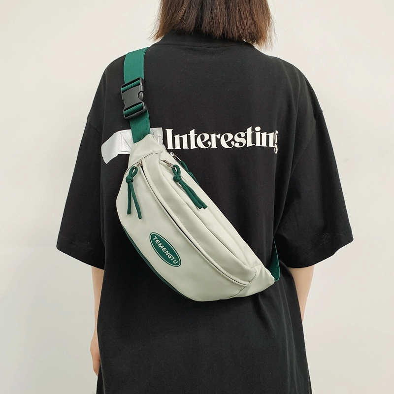 醇龙 休闲背包运动健身 尼龙 胸包 男女同款情侣款 黑/绿/蓝/红/粉