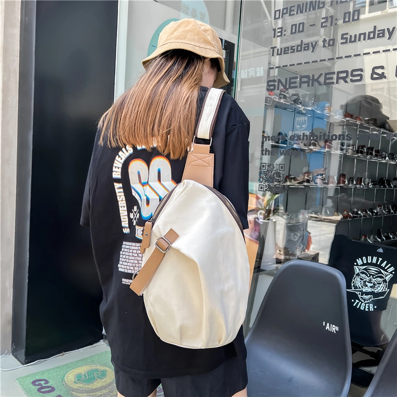 醇龙 韩版简约便携高级通勤 牛津布 胸包 常规 男女同款情侣款 多色