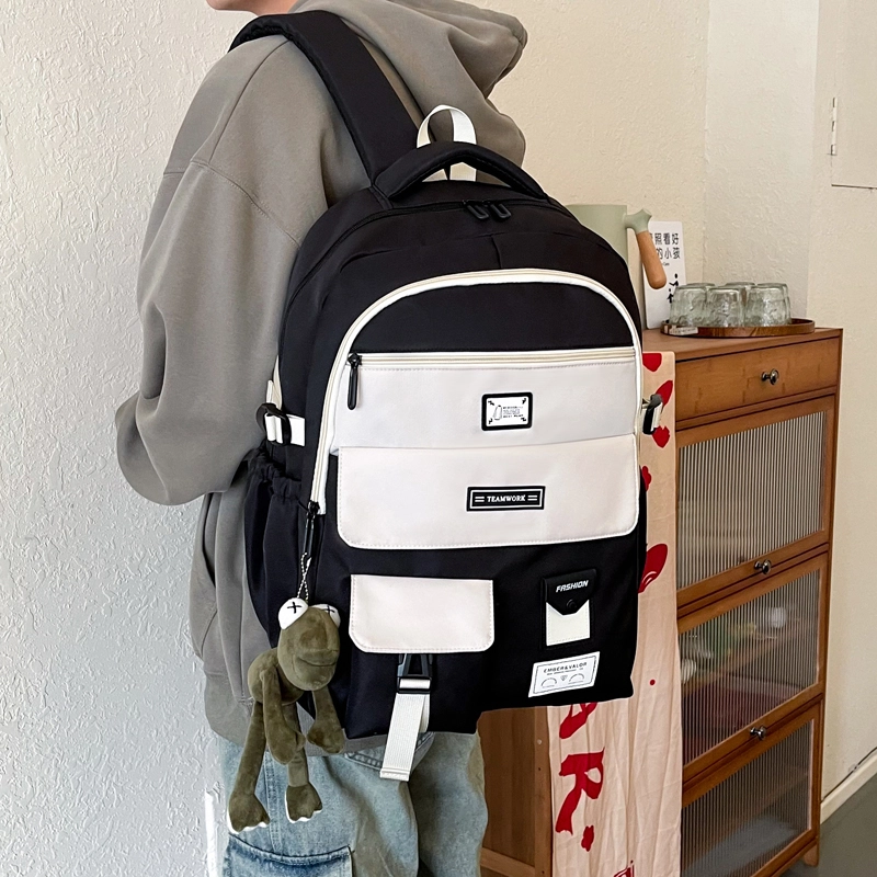 醇龙  男女通用多色牛津布欧美小众学生简约百搭大容量双肩包电脑背包