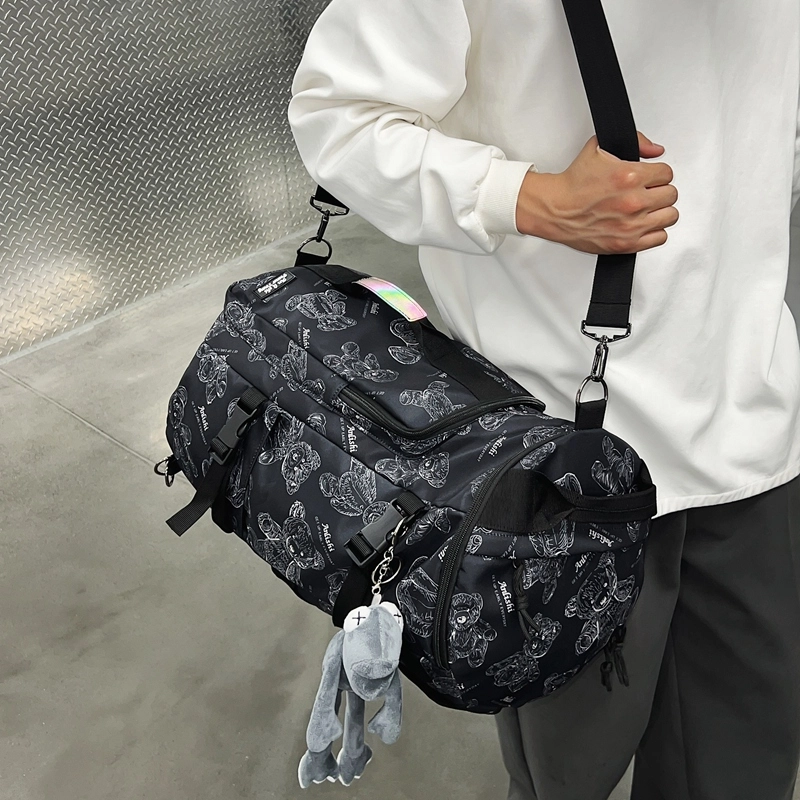 醇龙 手提包多用单肩斜挎包轻便短途旅行包尼龙大容量双肩包 男女通用 多色