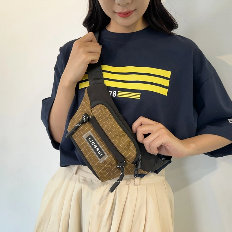 醇龙 尼龙 男女通用 多色 拉链开合大容量休闲 胸包