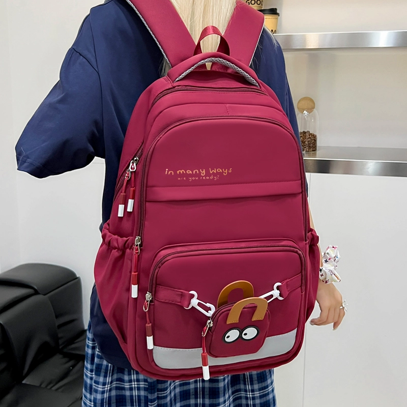 醇龙 学院风简约百搭电脑背包 尼龙 双肩包 常规 男女同款情侣款 多色