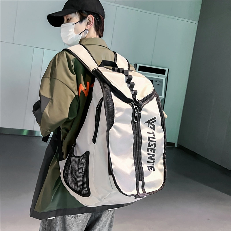 醇龙  男女通用多色牛津布双肩包大容量运动背包