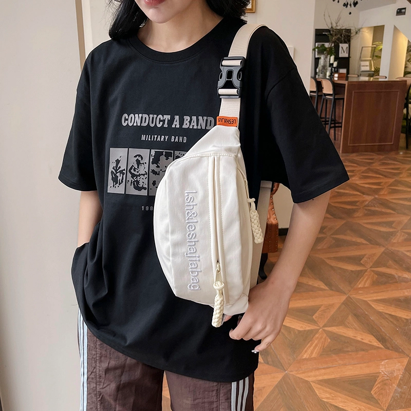 醇龙 小众运动 尼龙 单肩包胸包 常规 男女同款情侣款 蓝/黑/白/绿/红