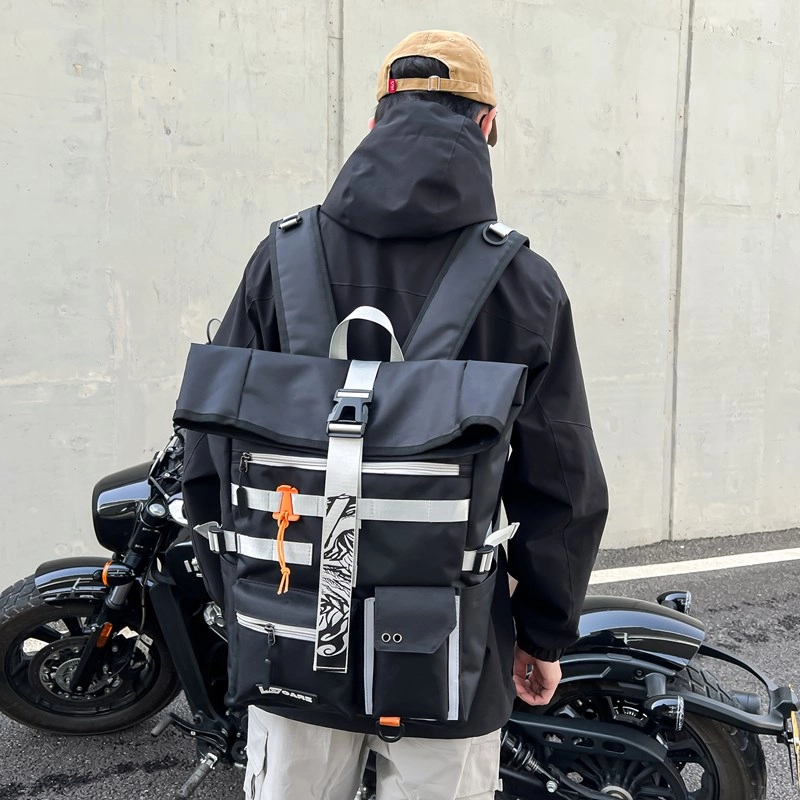 醇龙 男士背包旅行包旅行大学生书包潮牌电脑包 牛津布 双肩包 常规 男女同款情侣款 多色