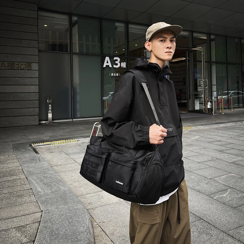 醇龙  尼龙男女通用短途旅行包干湿分离带独立鞋仓手提包多用途大容量单肩斜挎包 多色