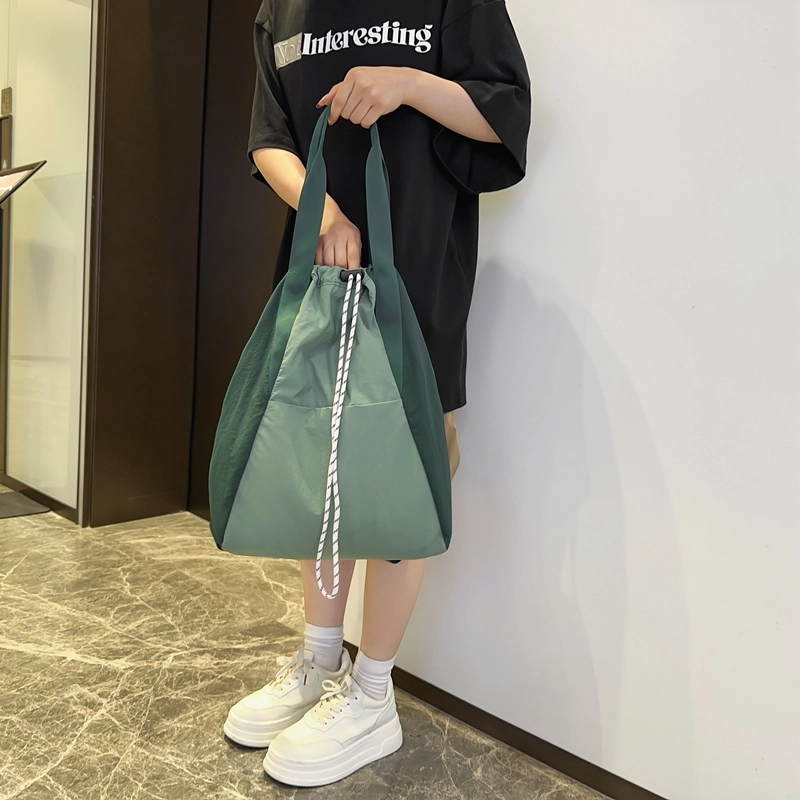 醇龙 抽绳运动防水通勤大容量手提多功能 尼龙 双肩包 男女同款情侣款 多色