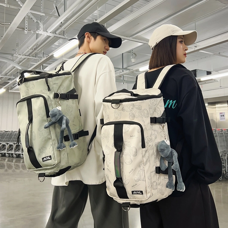 醇龙 手提包多用单肩斜挎包轻便短途旅行包尼龙大容量双肩包 男女通用 多色