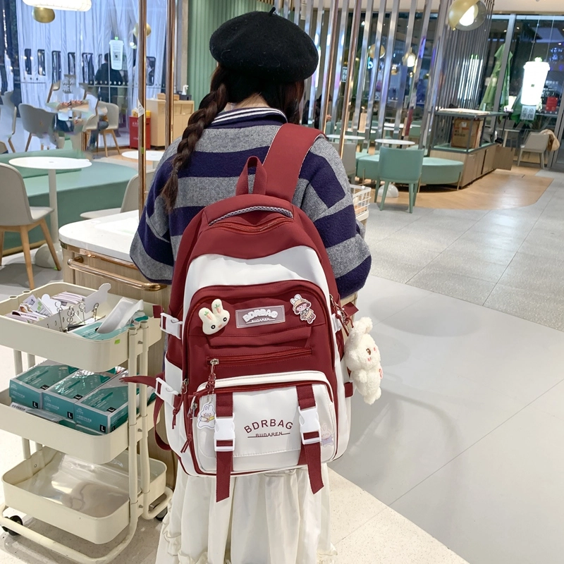醇龙  尼龙男女通用多色学生 单肩包轻便减负护脊大容量双肩包