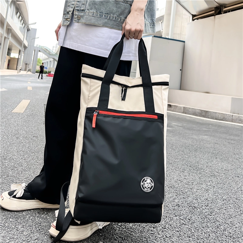 醇龙 撞色设计大容量高颜值时尚百搭简约轻便 复合布 双肩包 常规 男女同款情侣款 多色