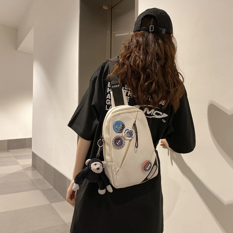 醇龙  尼龙男女通用多色斜挎包复古潮流胸包简约骑行运动单肩斜挎包