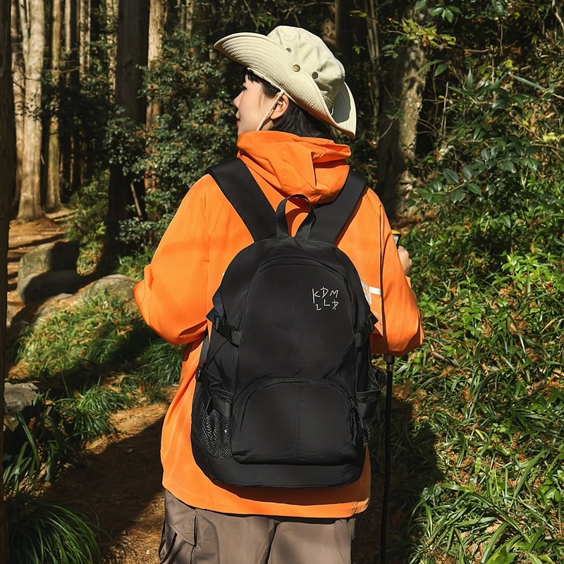 醇龙 港风运动休闲百搭书包轻便学生大容量登山超轻旅游背包 尼龙 双肩包 女款 多色