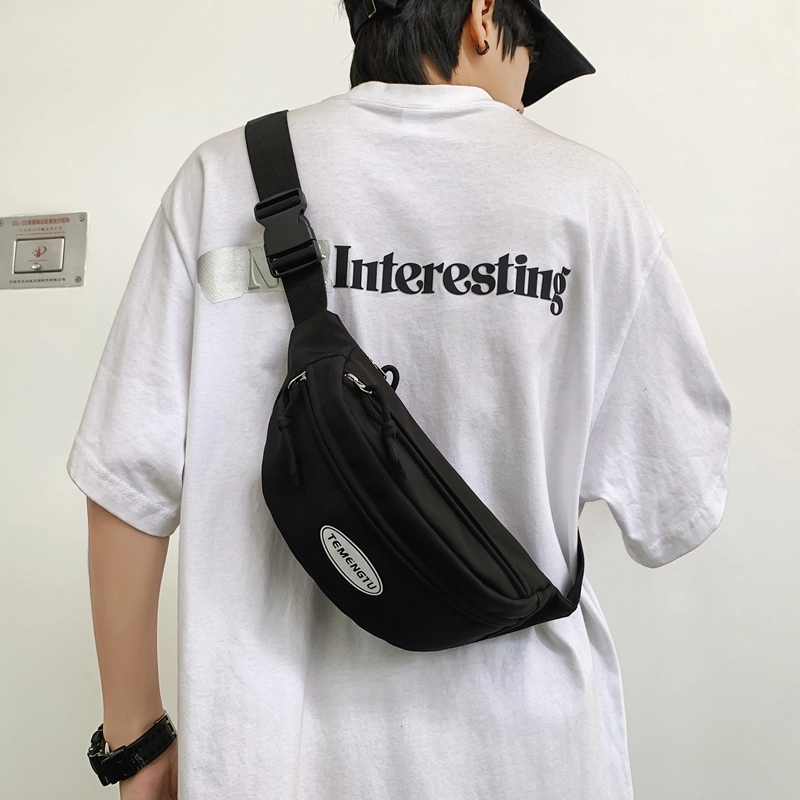 醇龙 休闲背包运动健身 尼龙 胸包 男女同款情侣款 黑/绿/蓝/红/粉