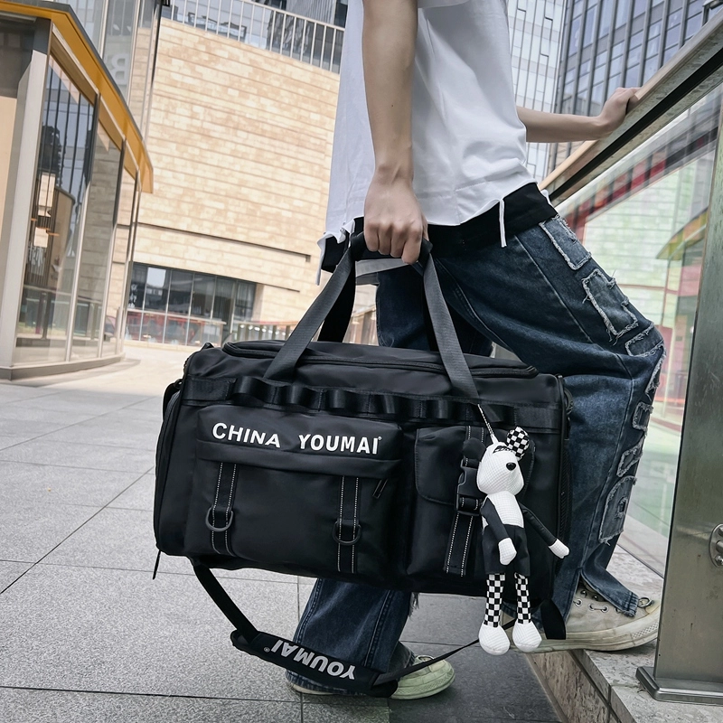 醇龙 多功能大容量干湿分离多功能 尼龙布 旅行包 男女同款情侣款 黑/青绿/军绿/红/黄/卡其/粉