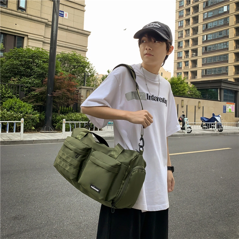 醇龙  尼龙男女通用短途旅行包干湿分离带独立鞋仓手提包多用途大容量单肩斜挎包 多色