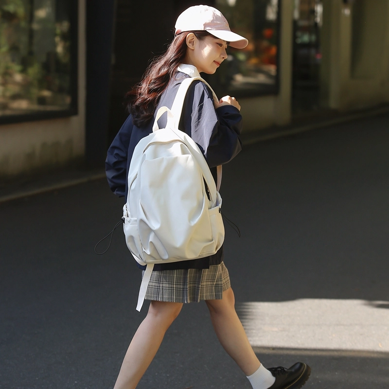醇龙 休闲百搭 尼龙 双肩包 男女同款情侣款 黑/蓝/绿/白/卡其