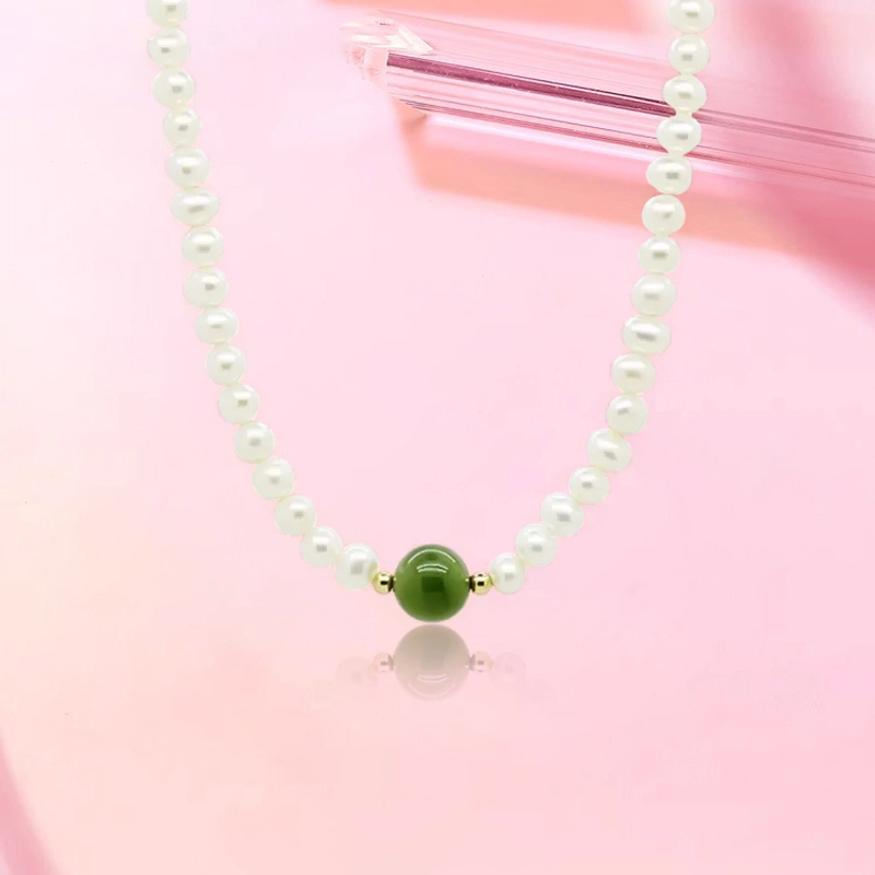 赛菲尔 万事顺意 新中式优雅气质轻奢高级感简约 淡水珍珠 项链 男女同款情侣款