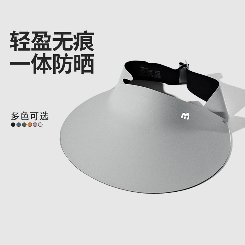 南极人 无痕一体遮阳帽子夏季防紫外线可折叠空顶太阳帽户外骑行开车运动遮全脸口罩冰丝面罩护颈透气 轻薄款 防晒帽 男女同款情侣款