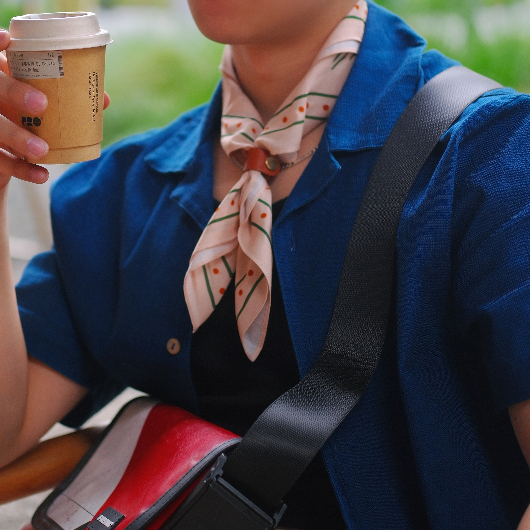滚烫时光 房车露营 棉 头巾 男女同款情侣款
