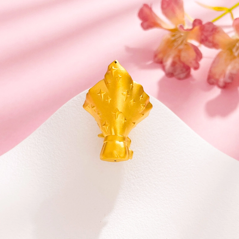 周百福 玫瑰捧花摆件 浪漫告白玫瑰花束 精致轻收藏储蓄储值纪念品 足金 投资类 其他黄金 男女同款情侣款