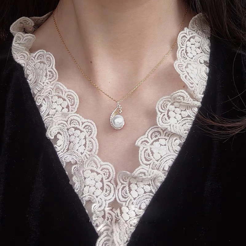 贝诗珠宝 日常晚会新年年会礼服配饰 淡水珍珠 项链 女款