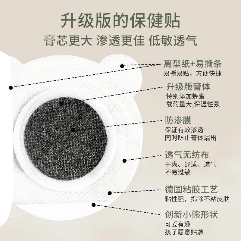 后辰 儿童保健贴 宝宝鸡内金非脾胃消消贴化食旗舰正品咳咳贴