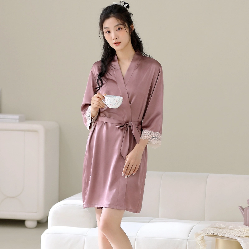 芬腾可安 柔软细腻亲肤透气顺滑凉爽家居服睡袍 女款