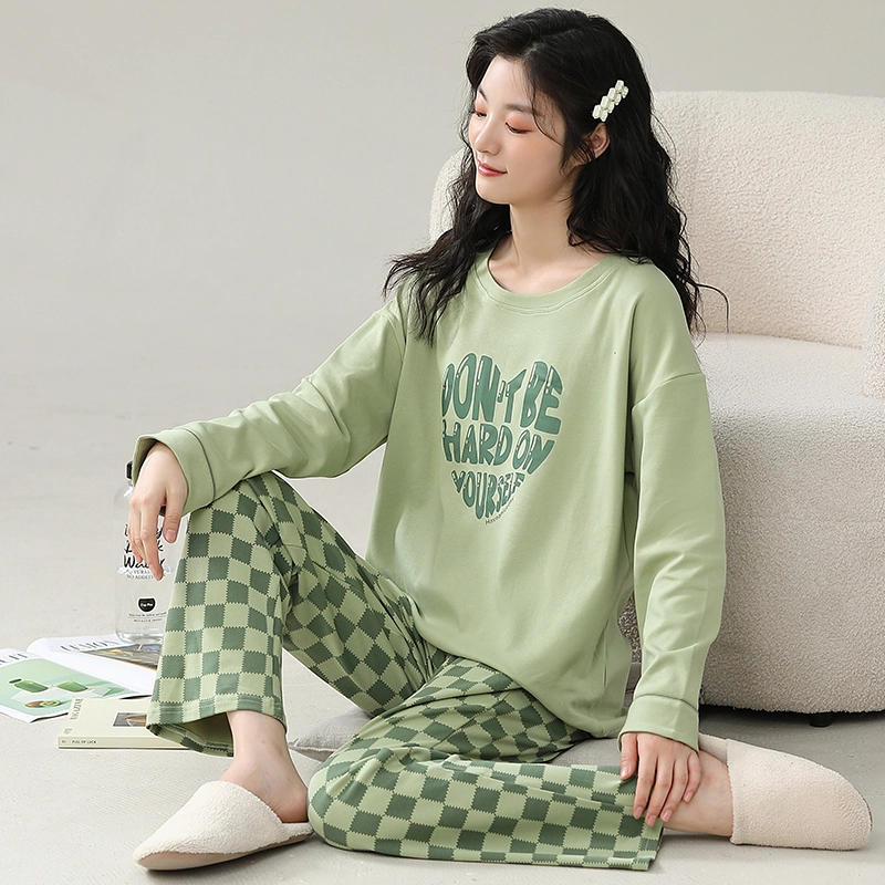 芬腾可安 宿舍外出都可穿的时尚设计感舒适经典家居服可穿睡衣套装 女款