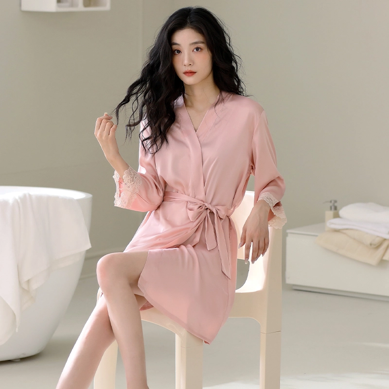 芬腾可安 柔软细腻亲肤透气顺滑凉爽家居服睡袍 女款