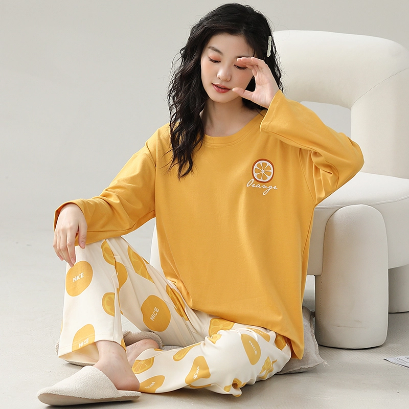 芬腾可安 宿舍外出都可穿的舒适设计感时尚经典家居服睡衣套装 女款