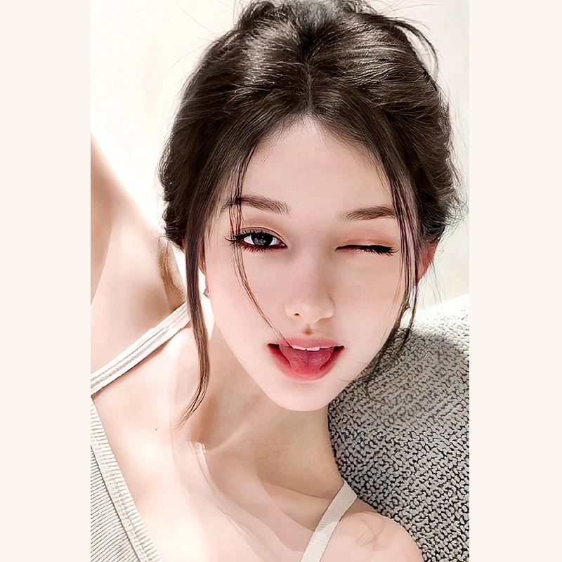 时影 假发片头顶补发 全真发星空网补发片 蓬松高颅顶遮白发 女