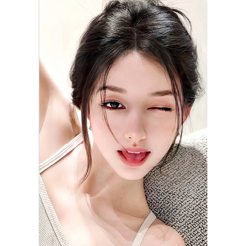 时影 假发片头顶补发 全真发星空网补发片 蓬松高颅顶遮白发 女