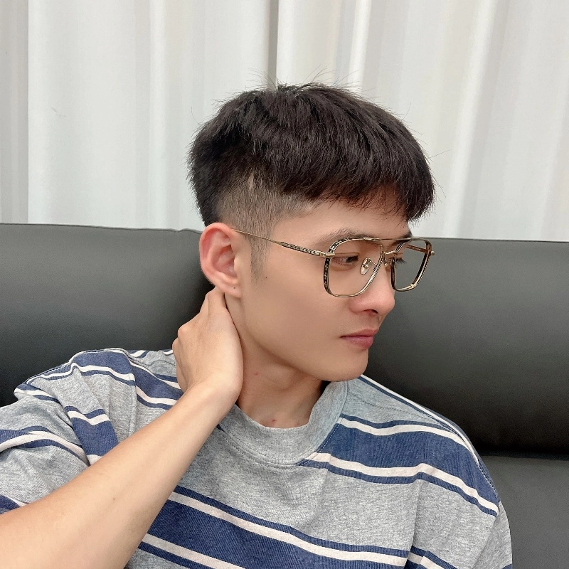 【联系客服可配度数】 佐川 超轻  大框双梁潮 大脸显瘦 复古飞行员款 不规则形 光学镜架 男女同款情侣款