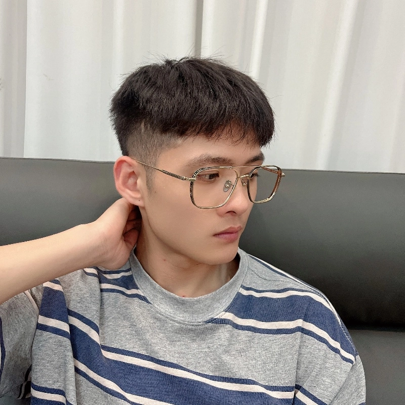 【联系客服可配度数】 佐川 超轻  大框双梁潮 大脸显瘦 复古飞行员款 不规则形 光学镜架 男女同款情侣款