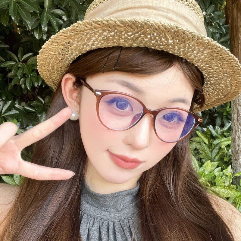 【可配度数】 佐川 时尚复古 素颜显瘦防蓝光 百搭活泼显脸小 猫眼 光学镜架 男女同款情侣款