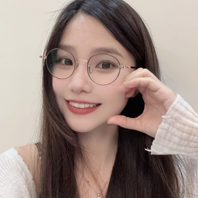【可配度数】 佐川 超轻高度数圆框近视眼镜 厚边设计 包裹镜片 遮脸显脸小 文艺学院风 钛 圆形 光学镜架 男女同款情侣款