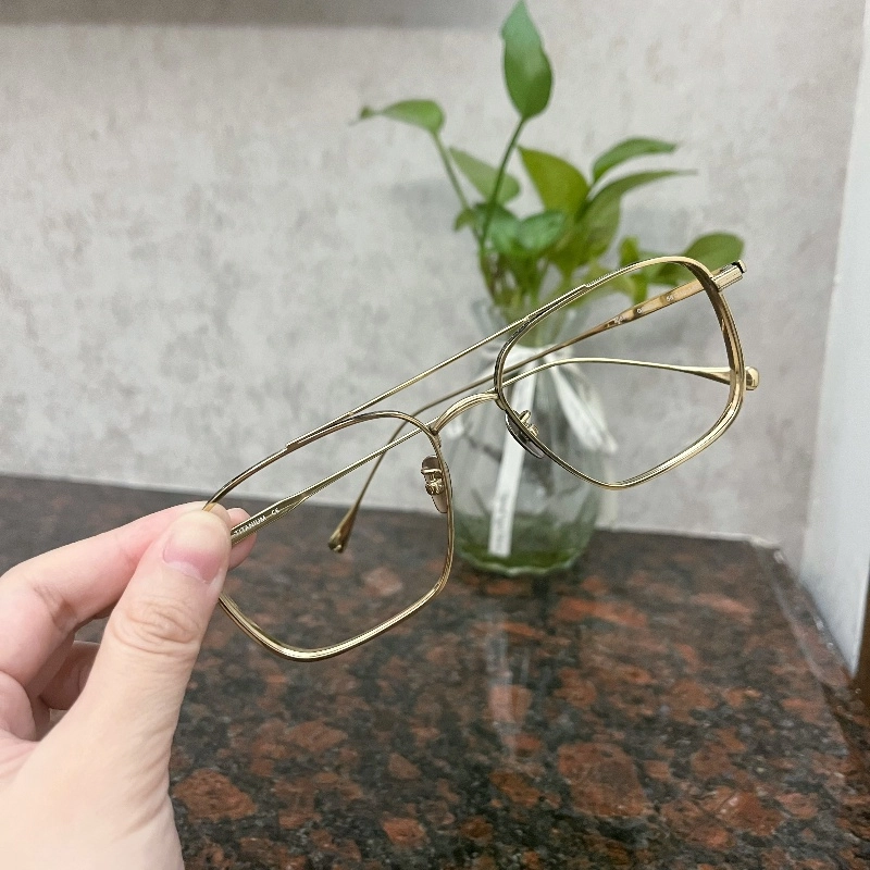 【联系客服可配度数】 佐川 超轻  大框双梁潮 大脸显瘦 复古飞行员款 不规则形 光学镜架 男女同款情侣款