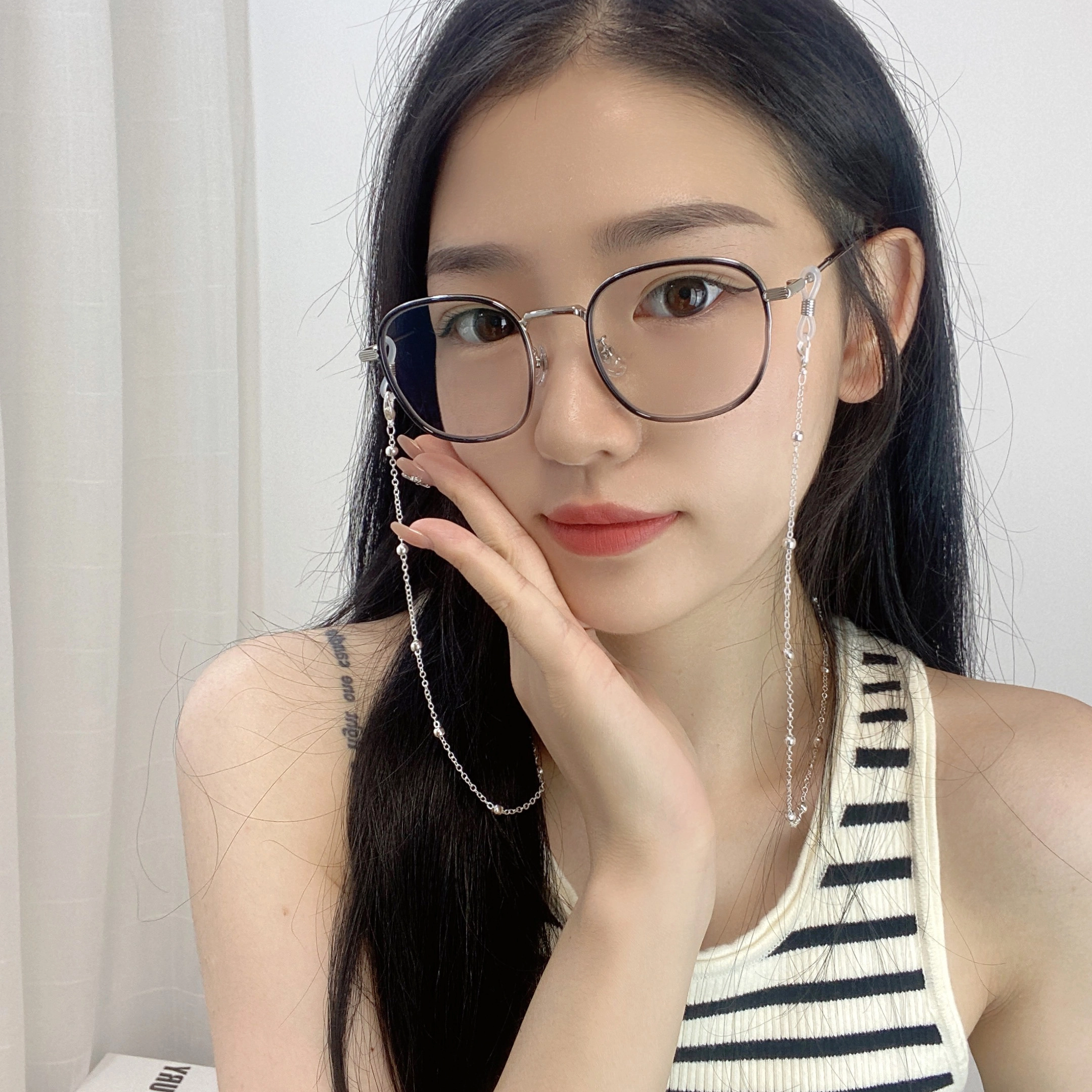 【联系客服可配度数】 佐川 智能感光变色时髦小框防蓝光眼镜 韩版潮复古眼睛框镜架 可配度数 光学镜架 男女同款情侣款 礼盒装