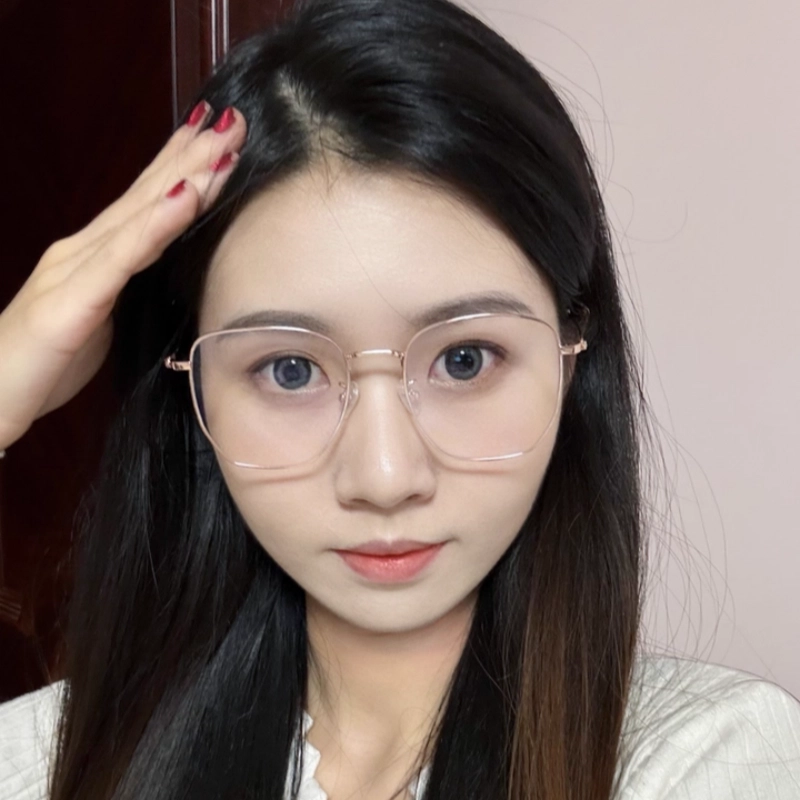 佐川 时尚多边形老花 搭配正品视特耐镜片 高清护目 高档防蓝光老花 功能性眼镜 男女同款情侣款