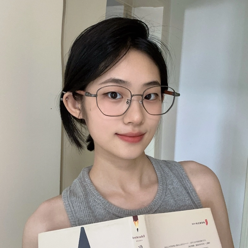 【联系客服可配度数】 佐川 时尚多边形复古原木眼镜框男潮可配近视木质眼镜女显脸小 纯钛 不规则形 光学镜架 男女同款情侣款