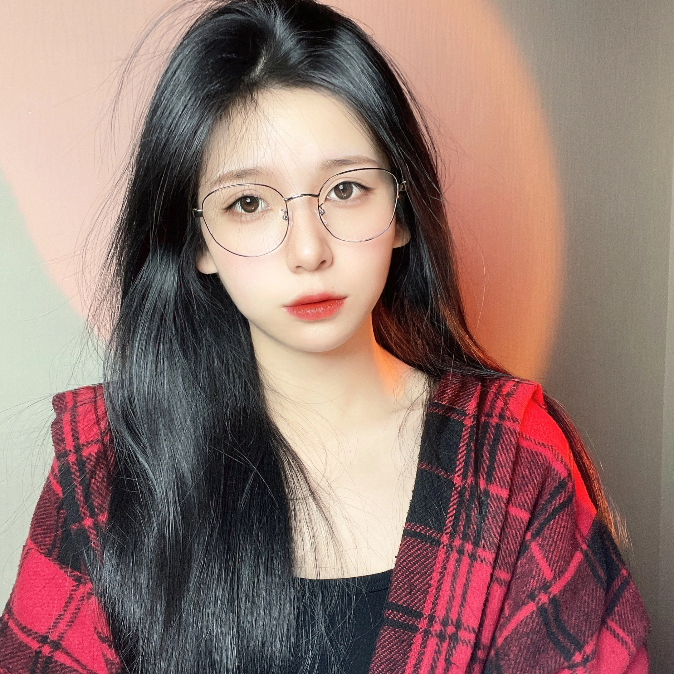 【联系客服可配度数】 佐川 超轻钛金属防蓝光眼镜女素颜眼镜框女显脸小日系平光 纯钛 圆形 光学镜架 男女同款情侣款 礼盒装