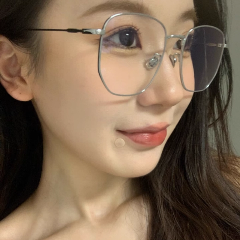 【联系客服可配度数】 佐川 超轻大框防蓝光眼镜平光显脸小 钛合金钛 不规则形 光学镜架 男女同款情侣款 可配度数 礼盒装