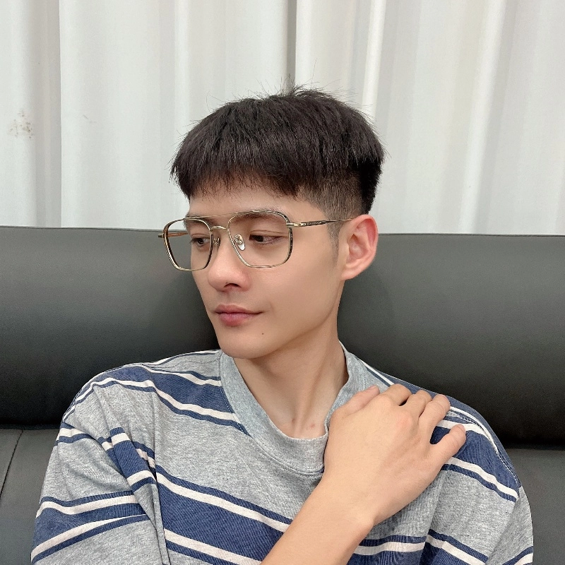 【联系客服可配度数】 佐川 超轻  大框双梁潮 大脸显瘦 复古飞行员款 不规则形 光学镜架 男女同款情侣款