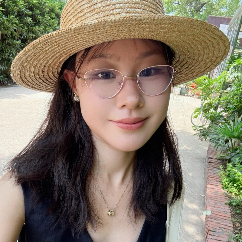 【可配度数】 佐川 时尚复古欧美风  磁吸眼镜一镜多用 圆脸显脸小 金属 猫眼 光学镜架 男女同款情侣款