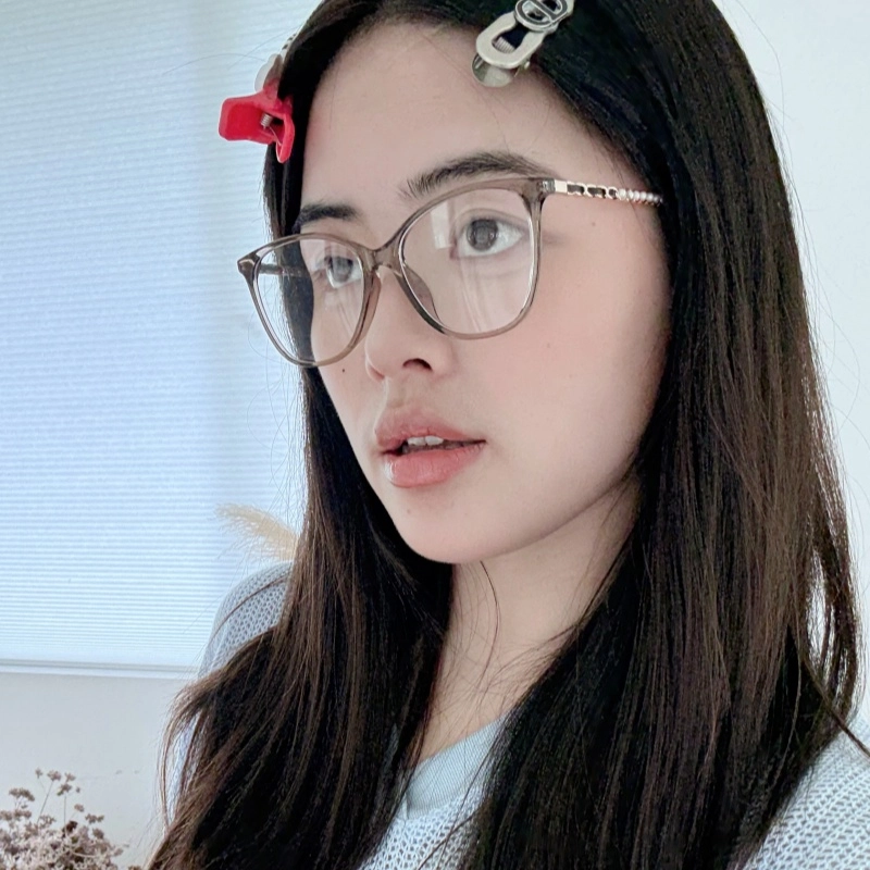 【联系客服可配度数】 佐川 超轻文艺眼镜小香风素颜神器显瘦个性镜腿近视眼镜 猫眼 光学镜架 男女同款情侣款