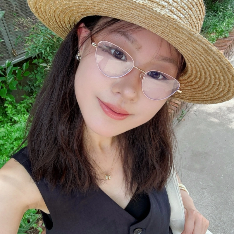 【可配度数】 佐川 时尚复古欧美风  磁吸眼镜一镜多用 圆脸显脸小 金属 猫眼 光学镜架 男女同款情侣款